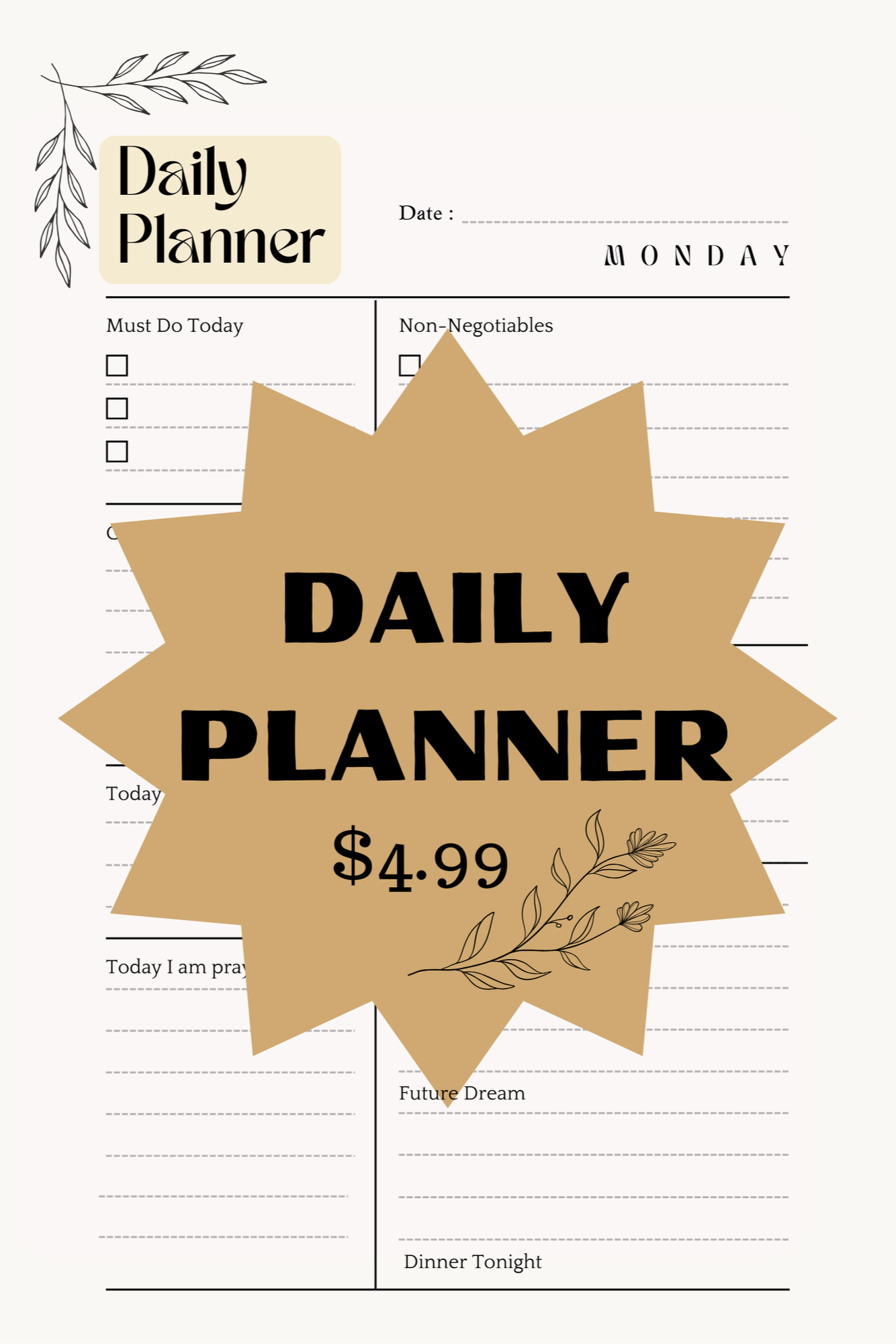 2025 Daily Planner RachelVanKluyve